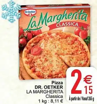 Cora Pizza dr. oetker la margherita aanbieding