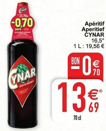 Cora Apéritif aperitief cynar aanbieding