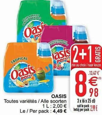 Cora Oasis aanbieding