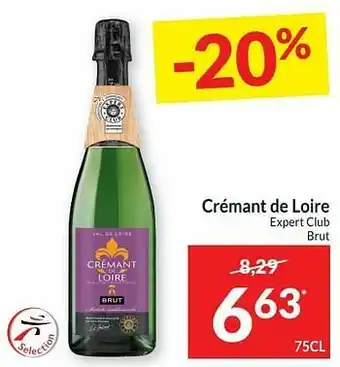 Intermarché Crémant de loire expert club brut aanbieding