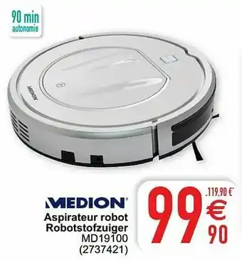 Medion aspirateur robot robotstofzuiger md19100