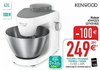 Cora Kenwood robot khh323 aanbieding