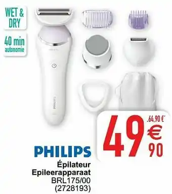 Philips épilateur epileerapparaat brl175-00