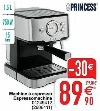 Cora Princess machine à espresso espressomachine 01249412 aanbieding