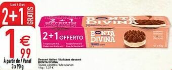 Cora Dessert italien - italiaans dessert bonta divina aanbieding