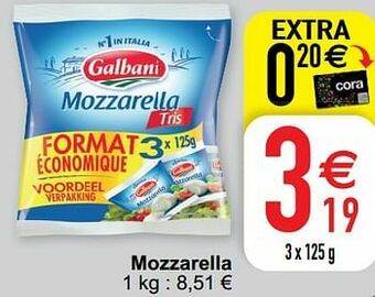 Cora Mozzarella aanbieding