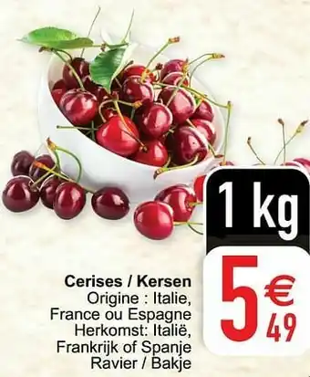 Cora Cerises - kersen aanbieding