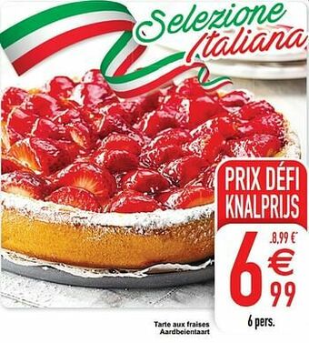 Tarte aux fraises aardbeientaart