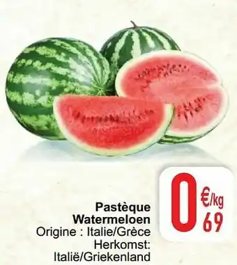 Cora Pastèque watermeloen aanbieding