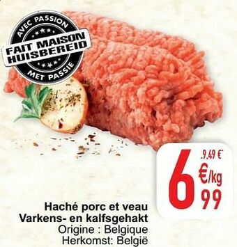 Cora Haché porc et veau varkens- en kalfsgehakt aanbieding