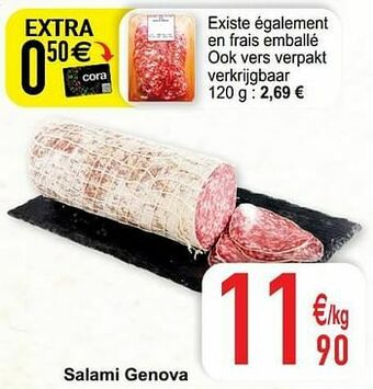 Cora Salami genova aanbieding