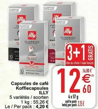 Cora Capsules de café koffiecapsules illy aanbieding
