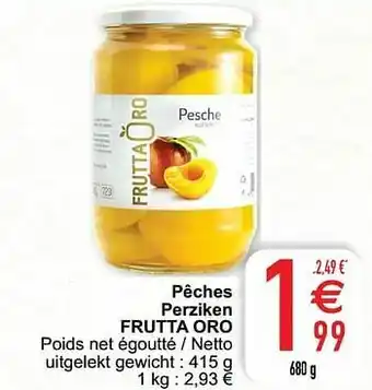 Cora Pêches perziken frutta oro aanbieding