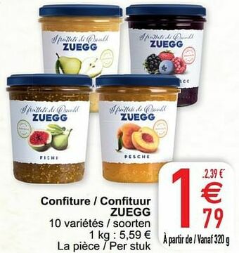 Confiture - confituur zuegg