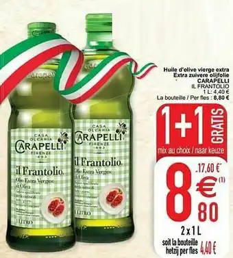 Cora Huile d`olive vierge extra extra zuivere olijfolie carapelli il frantolio aanbieding