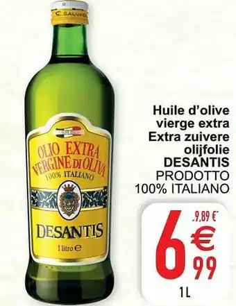 Cora Huile d`olive vierge extra extra zuivere olijfolie desantis prodotto 100% italiano aanbieding