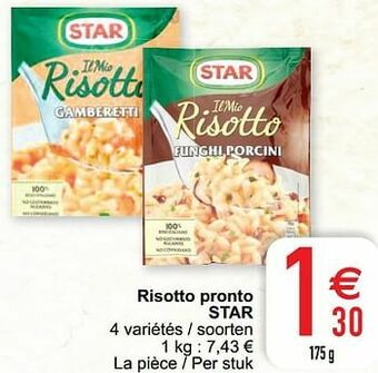 Cora Risotto pronto star aanbieding