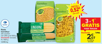 Carrefour Pasta Carrefour aanbieding