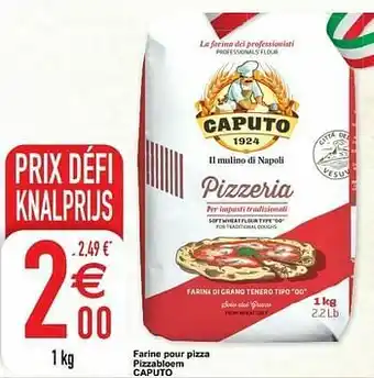 Cora Farine pour pizza pizzabloem caputo aanbieding