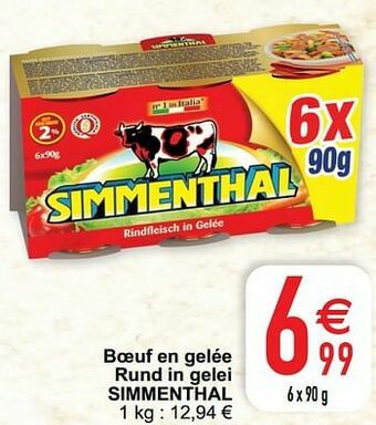 Boeuf en gelée rund in gelei simmenthal