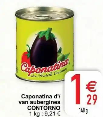 Cora Caponatina d`- van aubergines contorno aanbieding