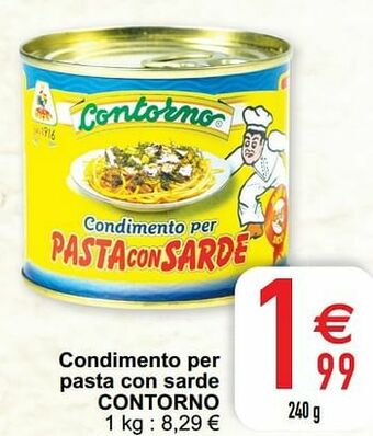 Cora Condimento per pasta con sarde contorno aanbieding
