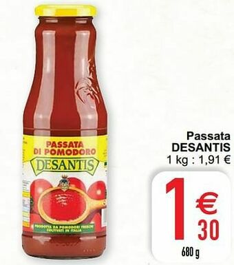 Cora Passata desantis aanbieding