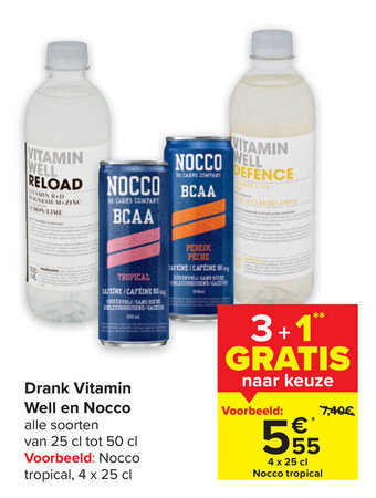 Drank Vitamin Well en Nocco