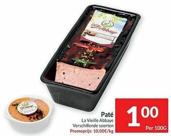 Intermarché Paté la vieille abbaye aanbieding