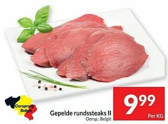 Intermarché Gepelde rundssteaks ii aanbieding