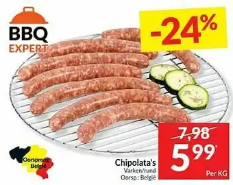Intermarché Chipolata`s varken-rund aanbieding