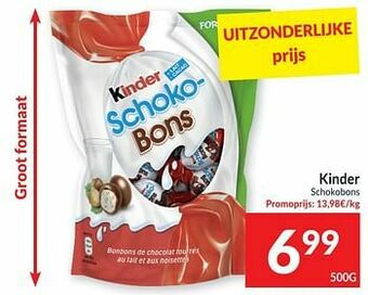 Intermarché Kinder schokobons aanbieding
