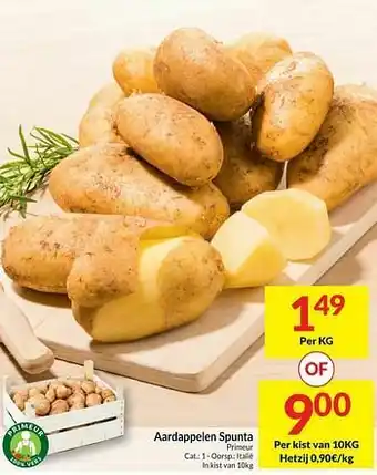 Intermarché Aardappelen spunta primeur aanbieding