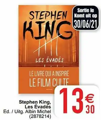 Cora Stephen king les évadés aanbieding