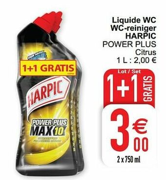 Cora Liquide wc wc-reiniger harpic power plus aanbieding