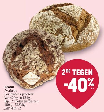 Delhaize Brood Averbode aanbieding