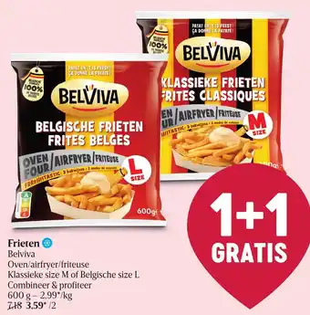 Delhaize Belviva Frieten Oven/Airfryer/Friteuse Klassieke Size M of Belgische Size L aanbieding