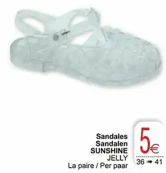 Cora Sandales sandalen sunshine jelly aanbieding