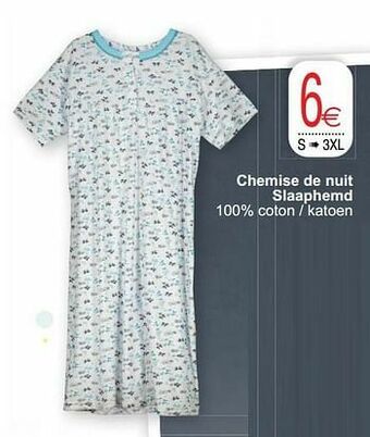 Cora Chemise de nuit slaaphemd aanbieding