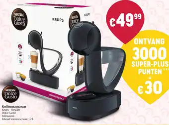 Delhaize Dolce Gusto Koffiezetapparaat Krups - Nescafe aanbieding