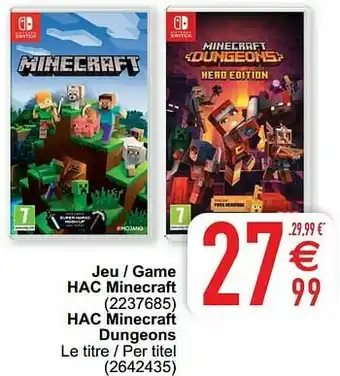 Cora Jeu - game hac minecraft aanbieding