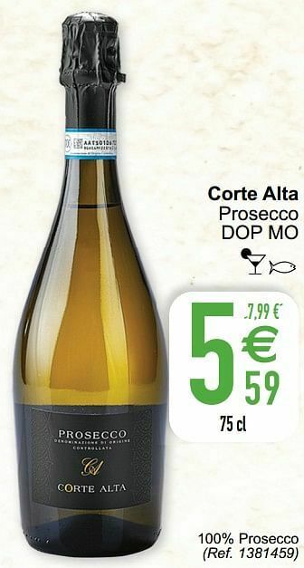 Cora Corte alta prosecco dop mo aanbieding