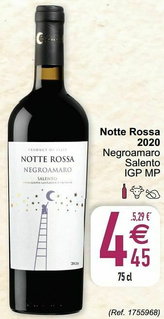 Notte rossa 2020 negroamaro salento igp mp