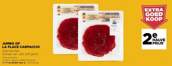 Jumbo Jumbo of La Place Carpaccio aanbieding