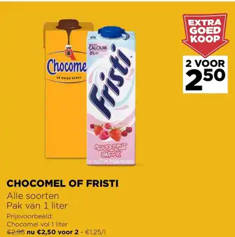 Jumbo Chocomel of Fristi Alle Soorten Voor 2 aanbieding