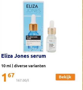 Action Eliza Jones Serum 10ml aanbieding