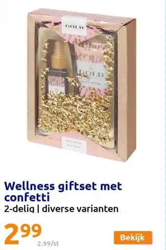 Wellness Giftset met Confetti 2-Delig Diverse Variaten