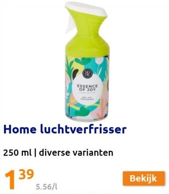 Action Home Luchtverfrisser 250ml aanbieding