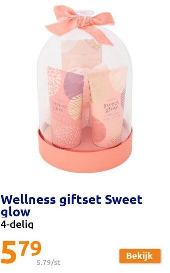 Action Wellness Giftset Sweet Glow 4-Delig aanbieding