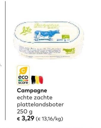 Bio Planet Campagne echte zachte plattelandsboter 250g aanbieding